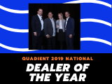 Quadient 2019 National Dealer of the Year Award